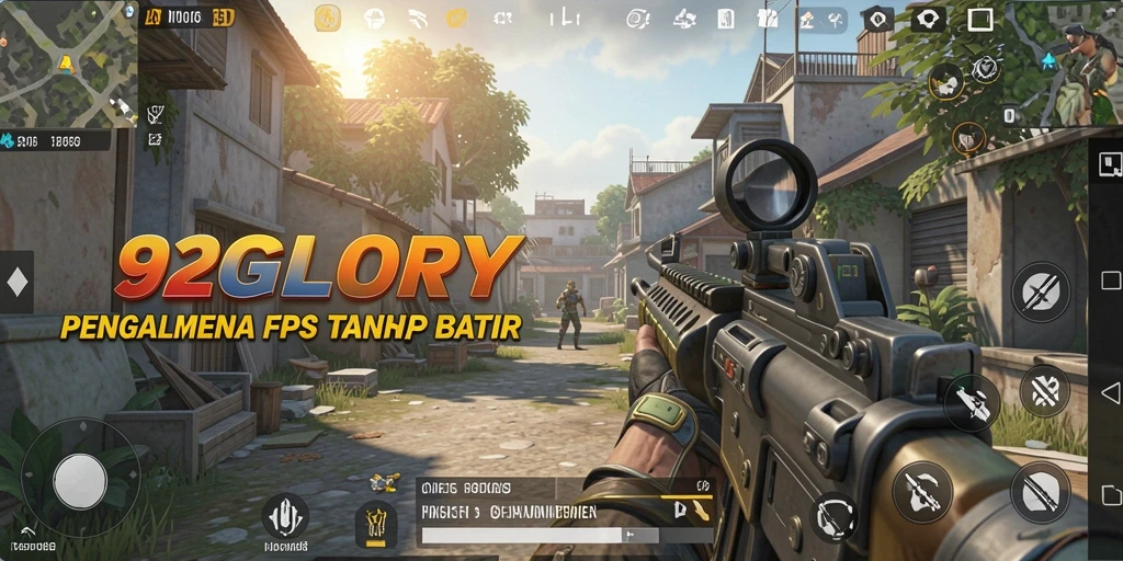 Tampilan gameplay seru dari 92GLORY dengan aksi mendebarkan.