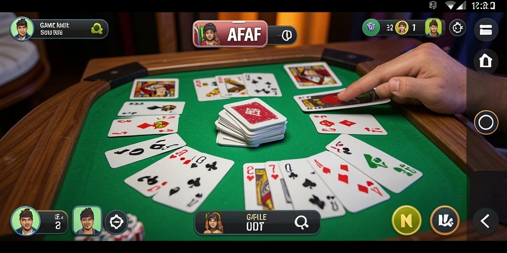 Gameplay seru Gaple yang menegangkan di AFAF.