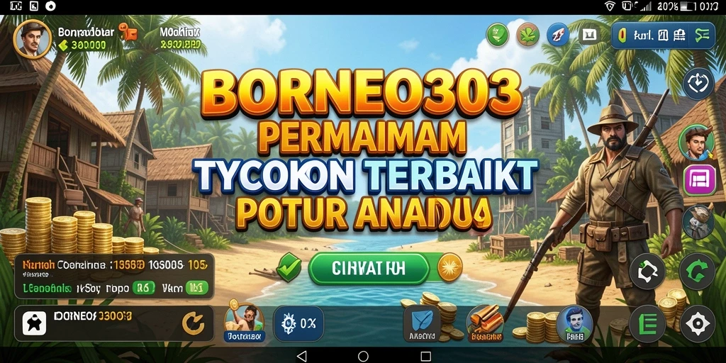 Tampilan gameplay strategis dalam BORNEO303 yang memikat.