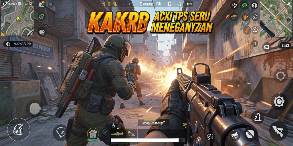 Tampilan gameplay KAKRP yang penuh aksi dan strategi.