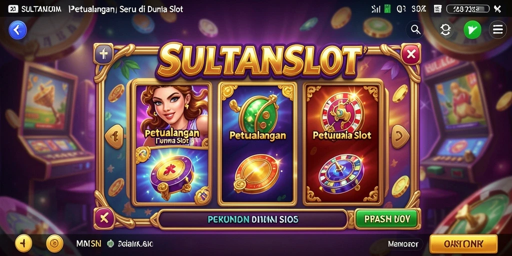 Tampilan gameplay seru di SULTANSLOT saat berpetualang.