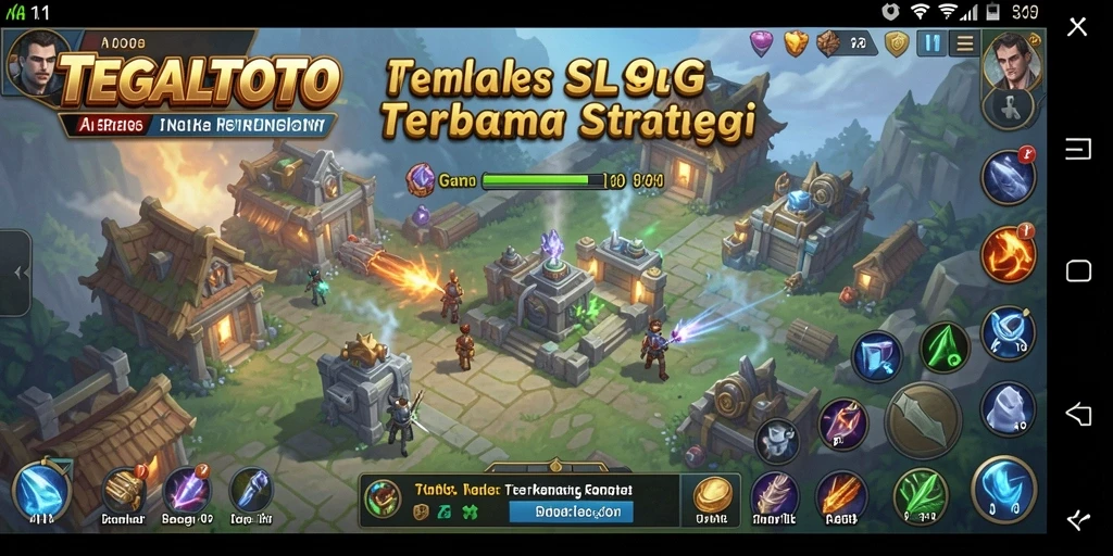 Tampilan gameplay menarik dari TEGALTOTO dengan aksi strategi.